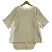 半袖Ｔシャツ 16ss 7X7 ｸﾙｰﾈｯｸﾆｯﾄ WHT S S ベージュ