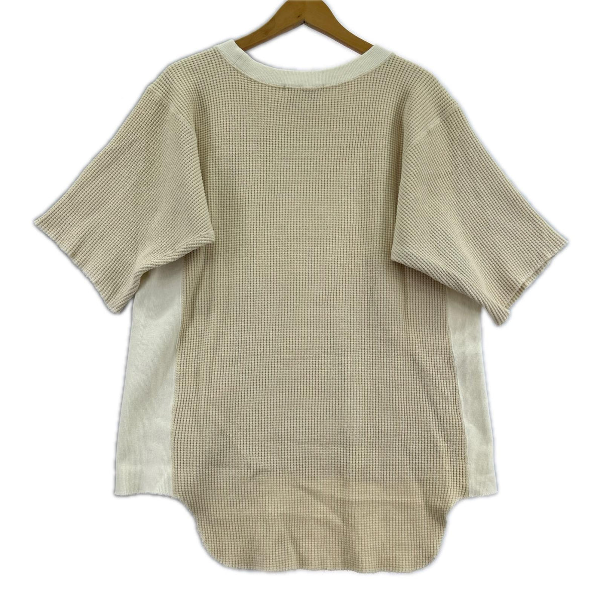 半袖Ｔシャツ 16ss 7X7 ｸﾙｰﾈｯｸﾆｯﾄ WHT S S ベージュ