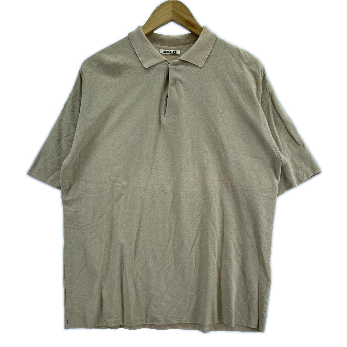 ポロシャツ 20ss HARD TWIST AMUNZEN DOUBLE CLOTH 4 ベージュ