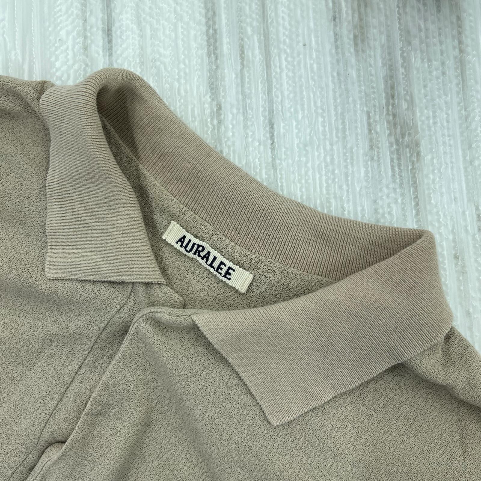 ポロシャツ 20ss HARD TWIST AMUNZEN DOUBLE CLOTH 4 ベージュ