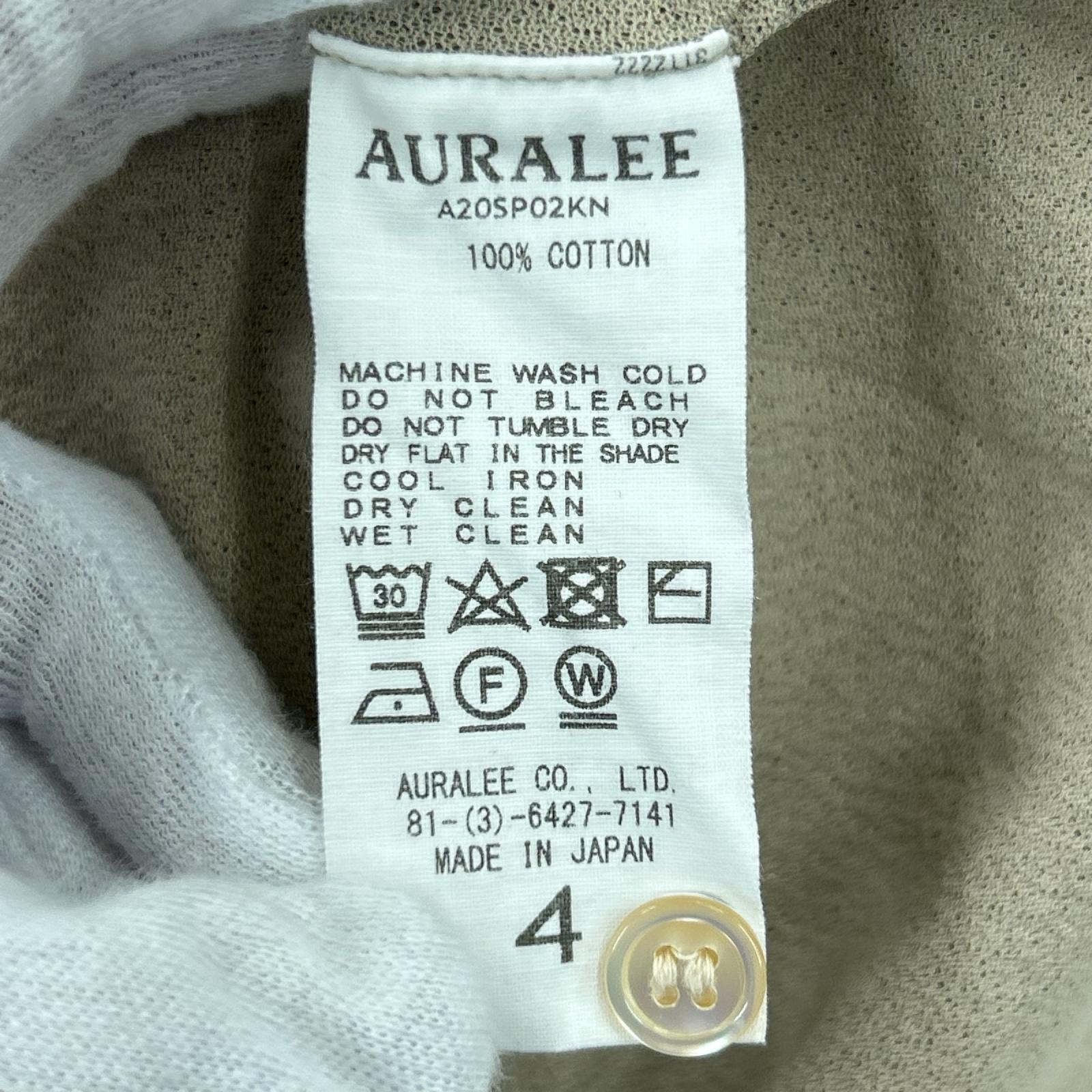 ポロシャツ 20ss HARD TWIST AMUNZEN DOUBLE CLOTH 4 ベージュ