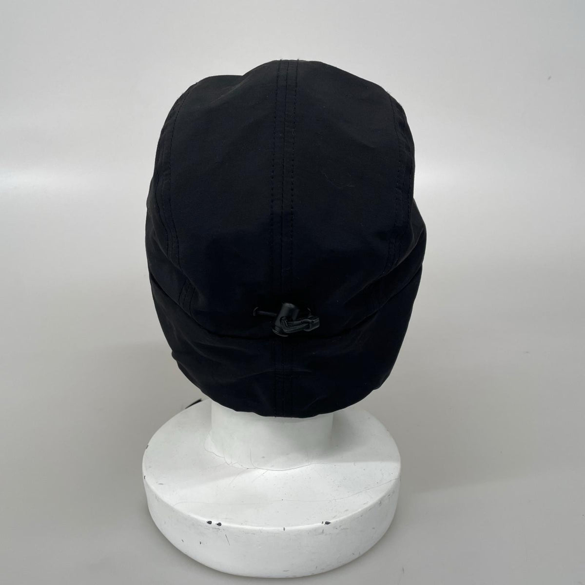 キャップ HOMME 25FW 綿ﾅｲﾛﾝｸﾞﾛｸﾞﾗﾝ × ｴｽﾃﾙﾌﾘｰｽ CAP ブラック