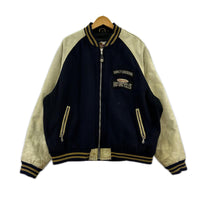 ジャケット Leather Stadium Jacket XXL