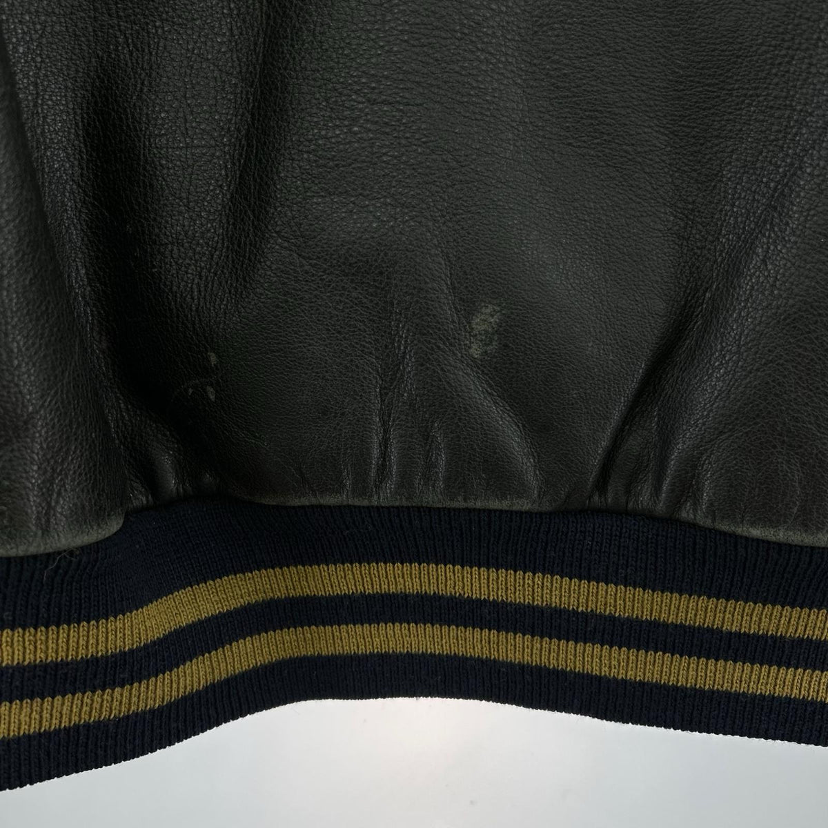 ジャケット Leather Stadium Jacket XXL