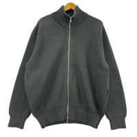 ジャケット Yonetomi EX FINE WOOL RIB KNIT BLOUSON 3 グレー