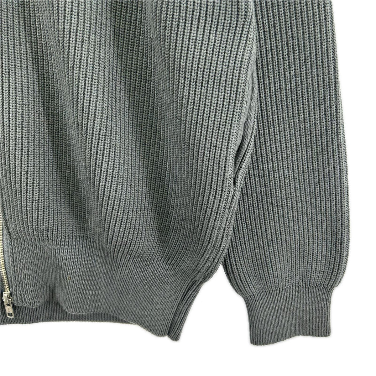 ジャケット Yonetomi EX FINE WOOL RIB KNIT BLOUSON 3 グレー