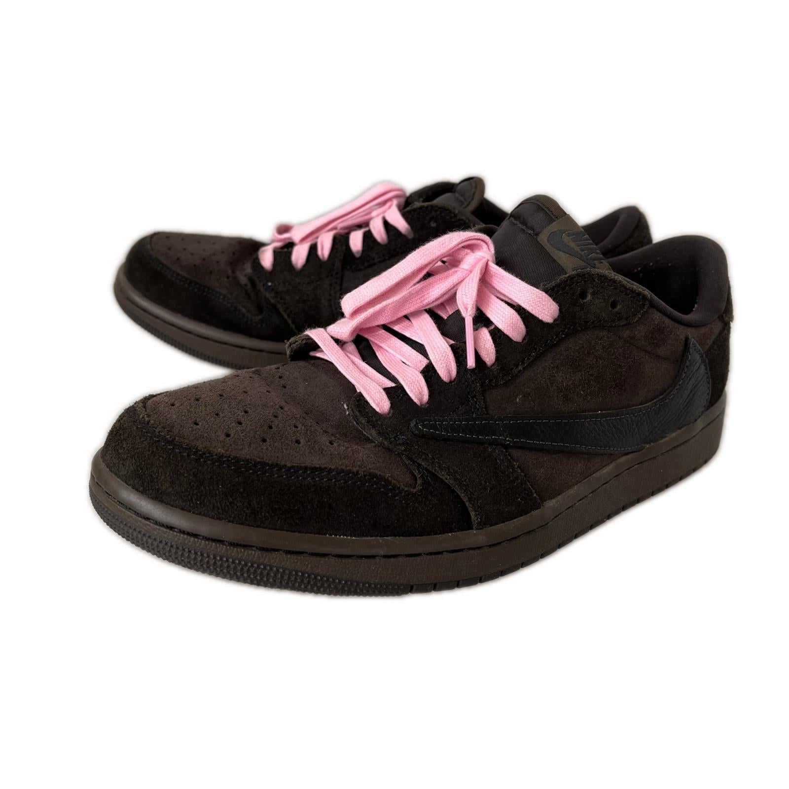 スニーカー × Travis Scott Air Jordan 1 Low (28.5cm) 28.5cm (US10 1/2 UK10 EU47) ブラウン