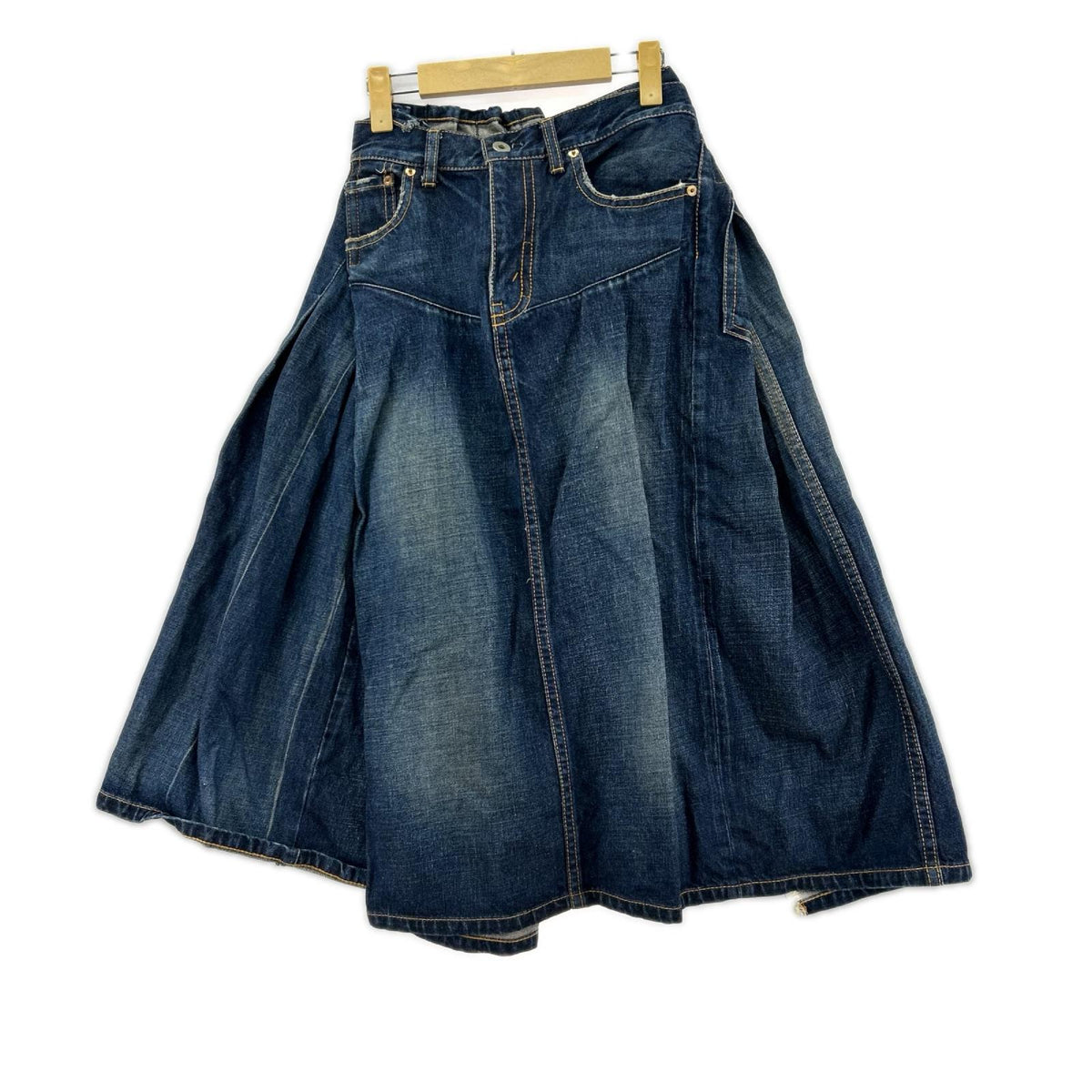 スカート JUNYA WATANABE COMME des GARCONS 再構築ﾃﾞﾆﾑｽｶｰﾄ S S