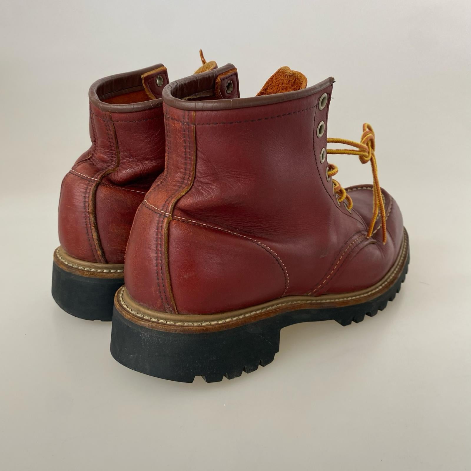 ブーツ アイリッシュセッター　半円犬タグ　VIBRAMソール ブラウン