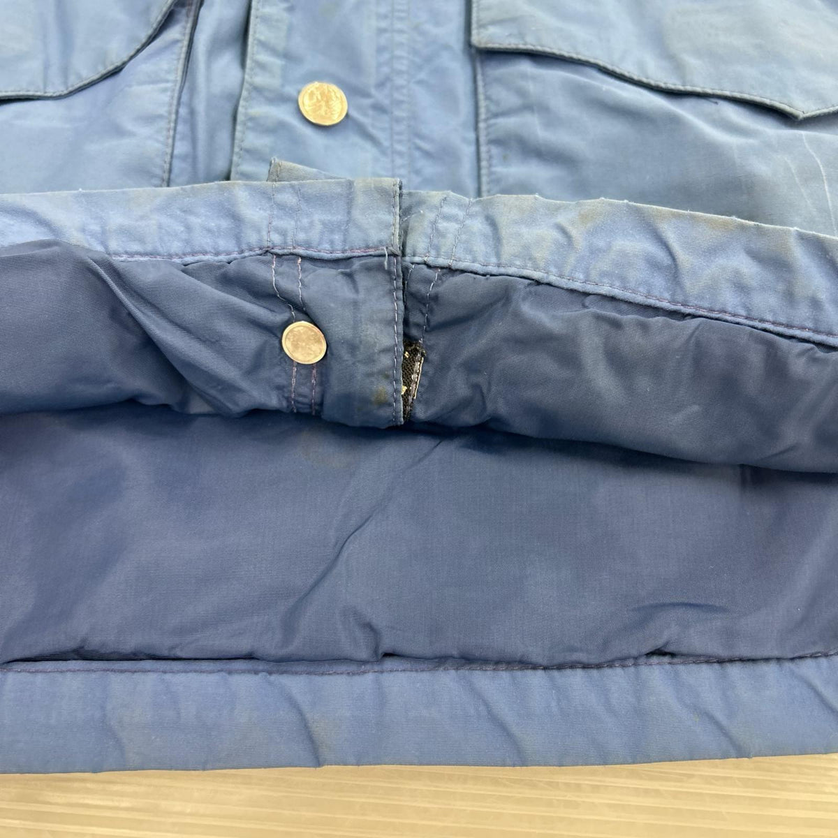 マウンテンパーカー BANANA EQUIPMENT GORE TEX (S) S ブルー