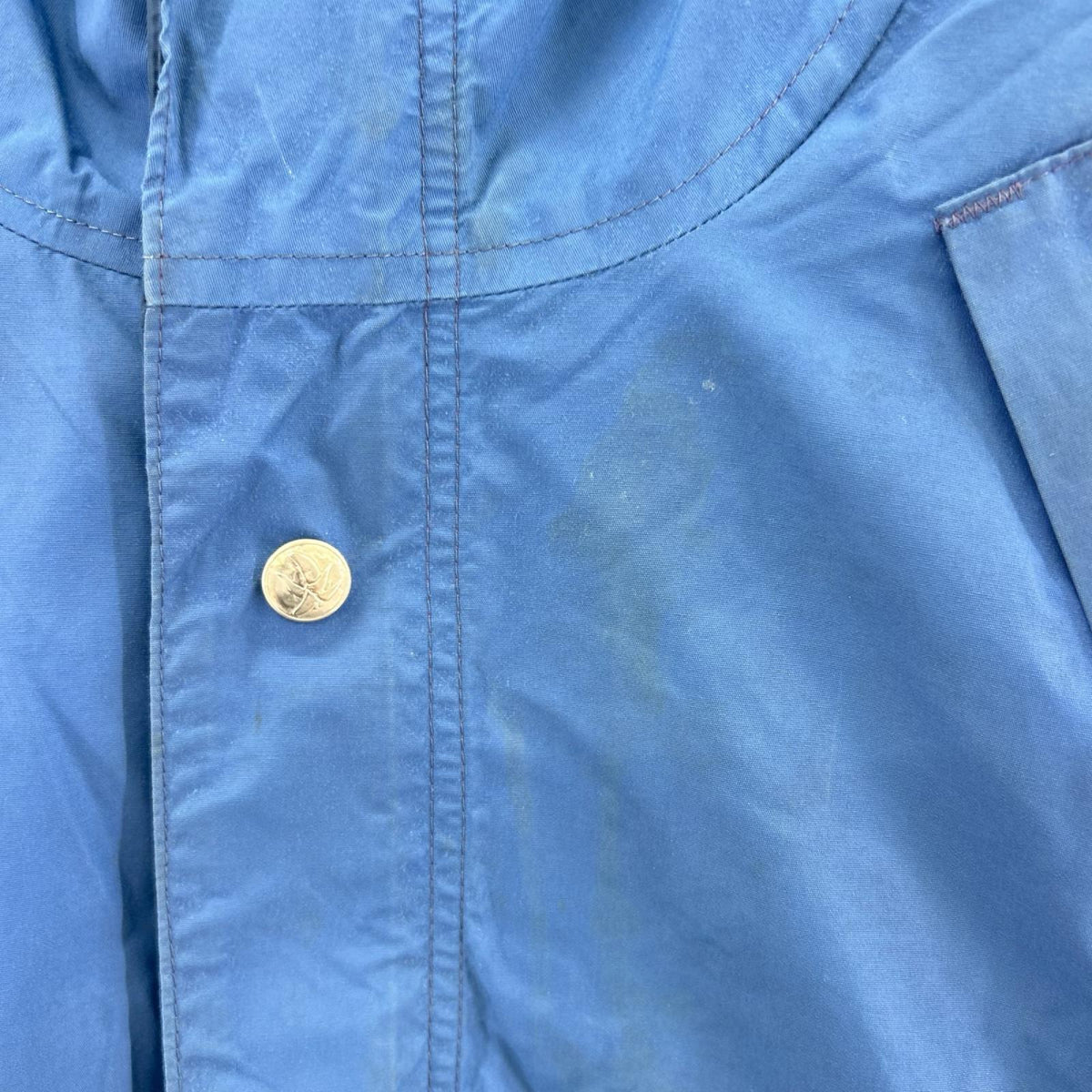 マウンテンパーカー BANANA EQUIPMENT GORE TEX (S) S ブルー