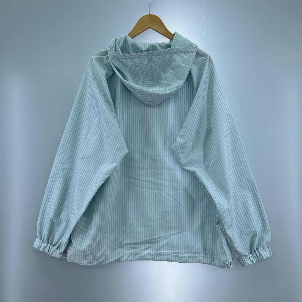 パーカー FINX POLYESTER STRIPE HOODE 4 ブルー
