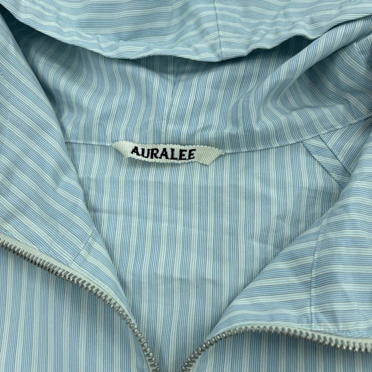 パーカー FINX POLYESTER STRIPE HOODE 4 ブルー
