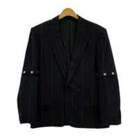 テーラードジャケット Removable Stripe Single Jacket 46 ブラック