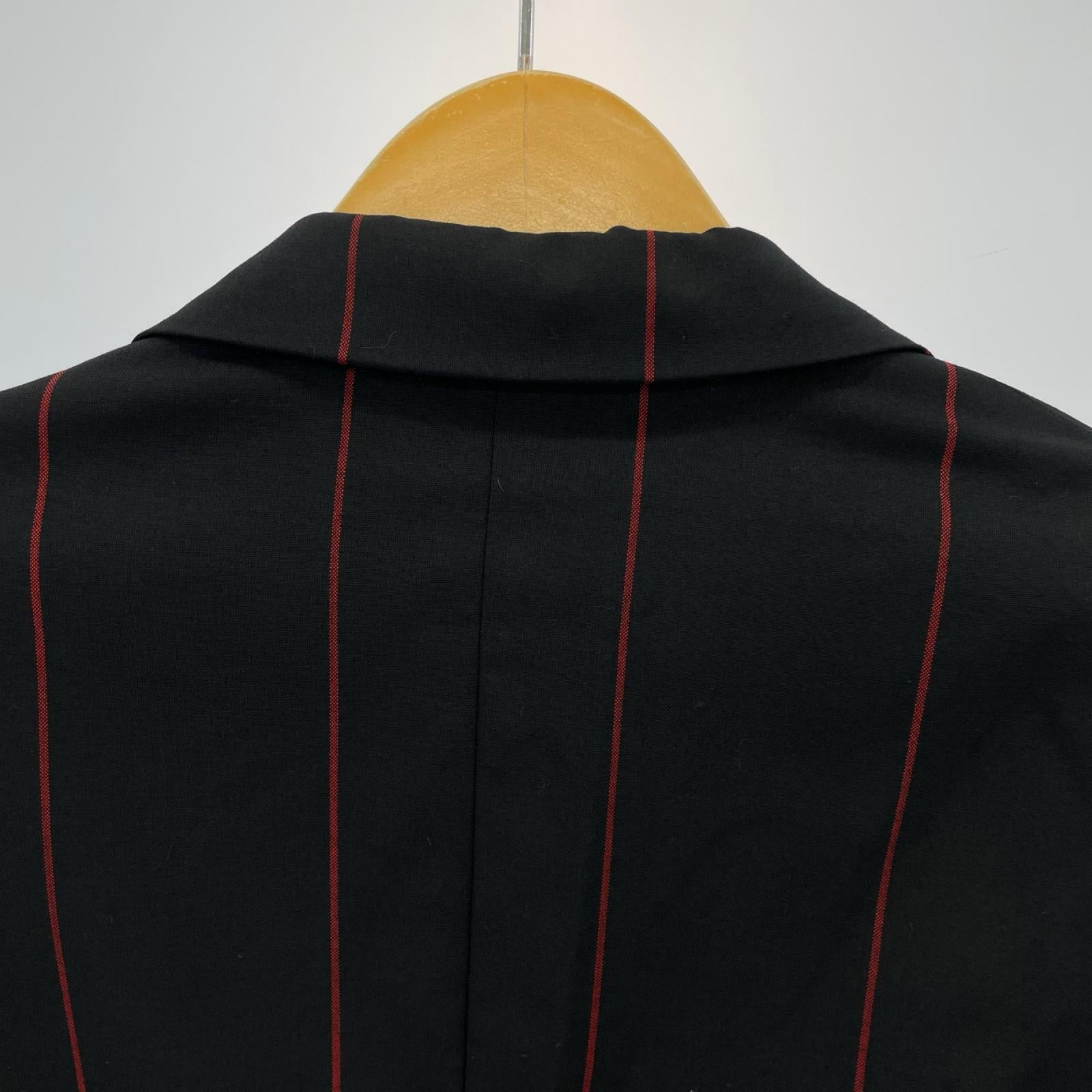 テーラードジャケット Removable Stripe Single Jacket 46 ブラック