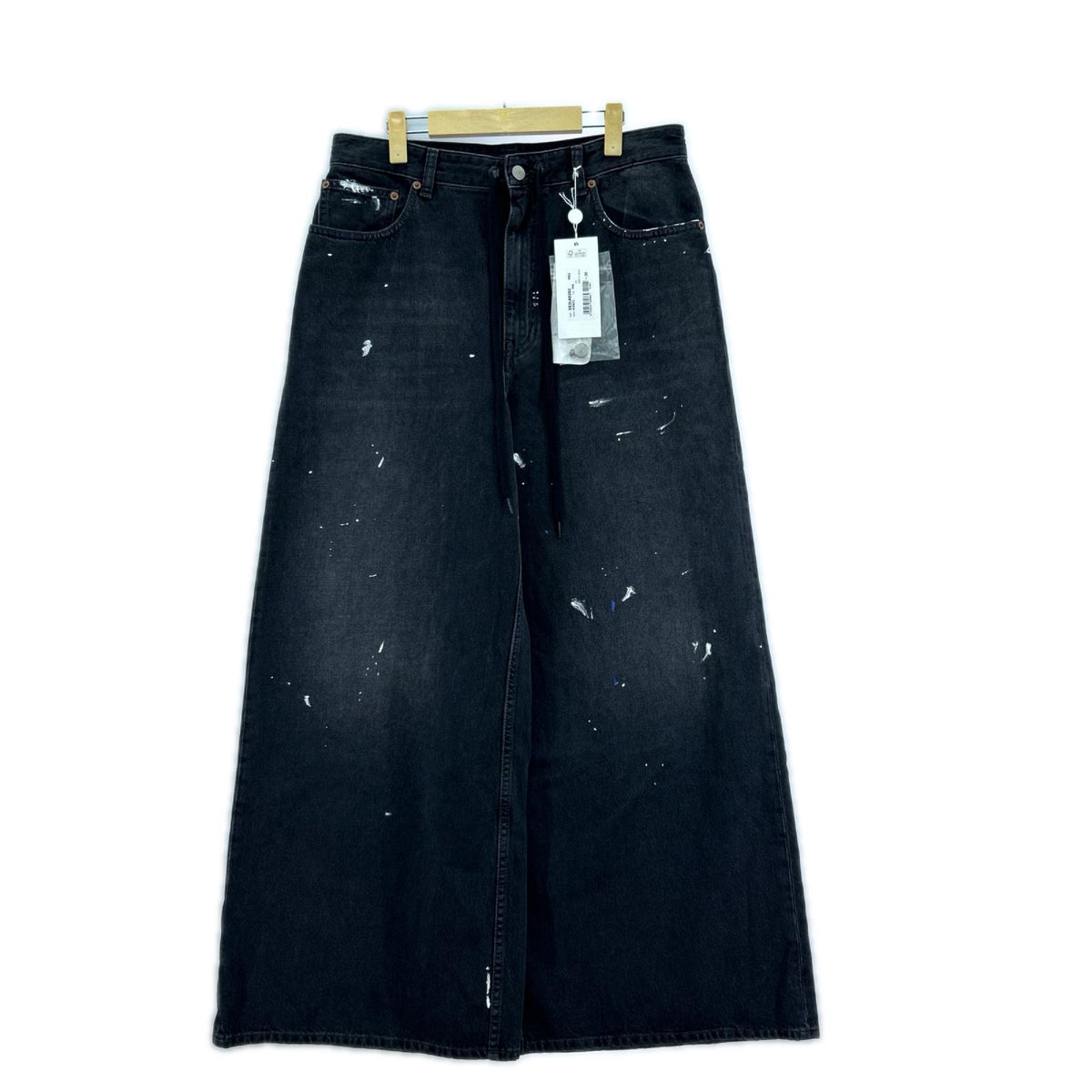 デニムパンツ WIDE LEG DENIM JEANS 30 ブラック