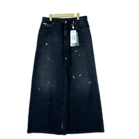 デニムパンツ WIDE LEG DENIM JEANS 30 ブラック