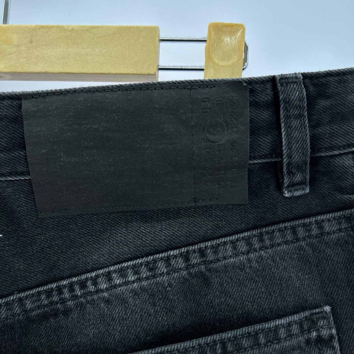 デニムパンツ WIDE LEG DENIM JEANS 30 ブラック