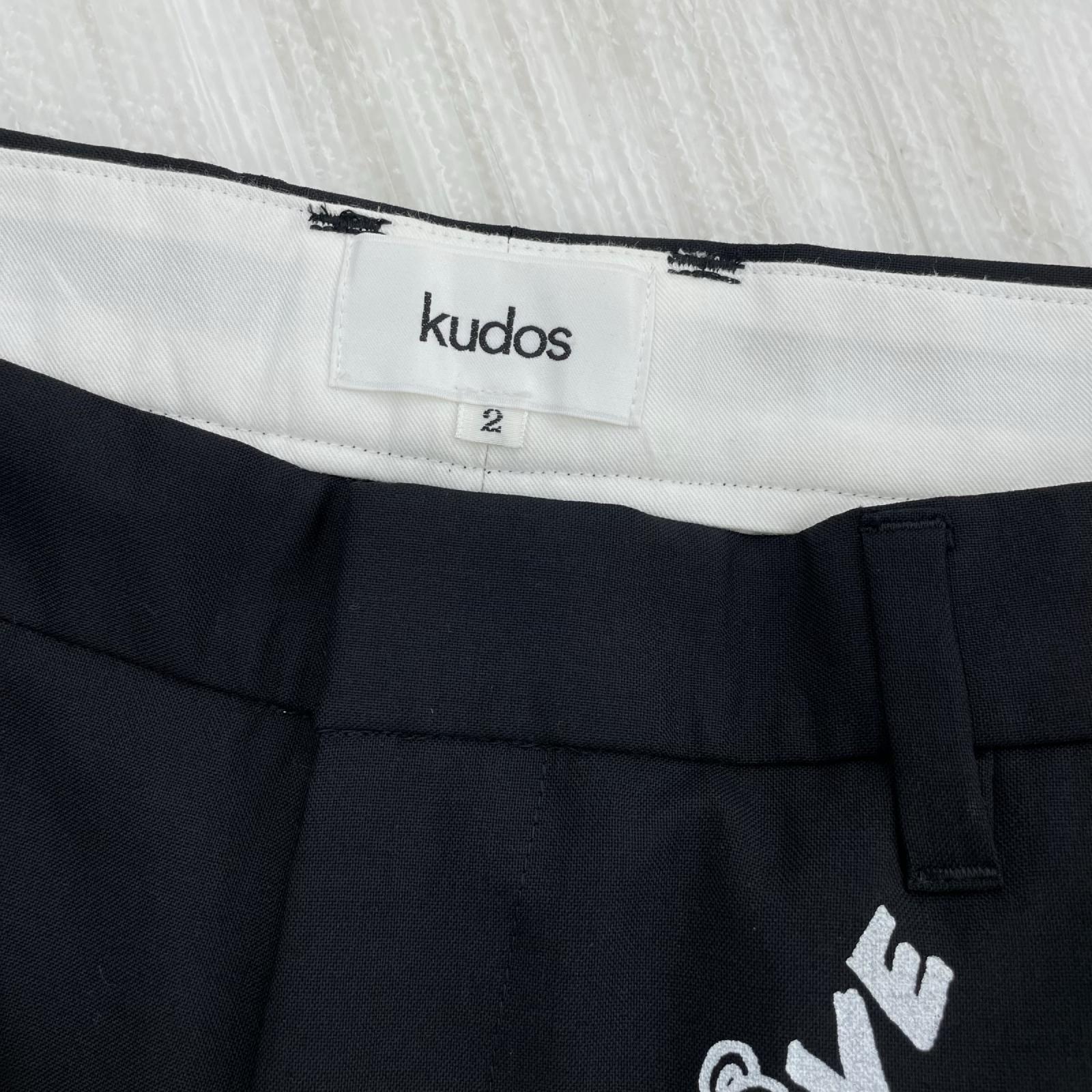 パンツ kudos スラックス 2 ブラック
