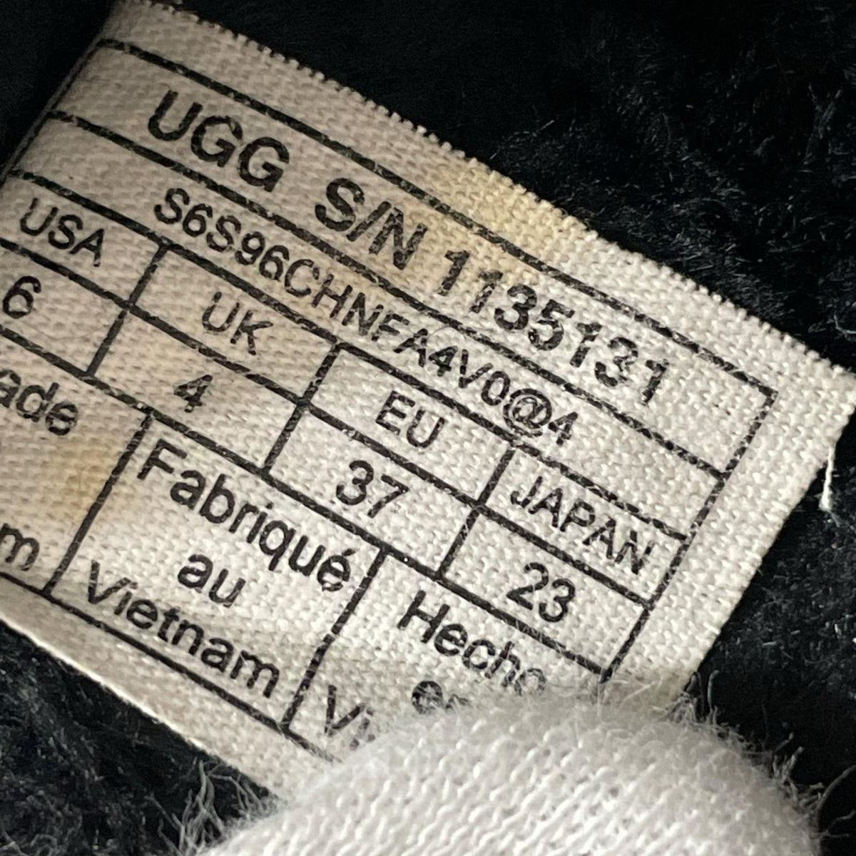 その他靴 UGG australia 黒 23cm (US5 UK4 1/2 EU36) ブラック
