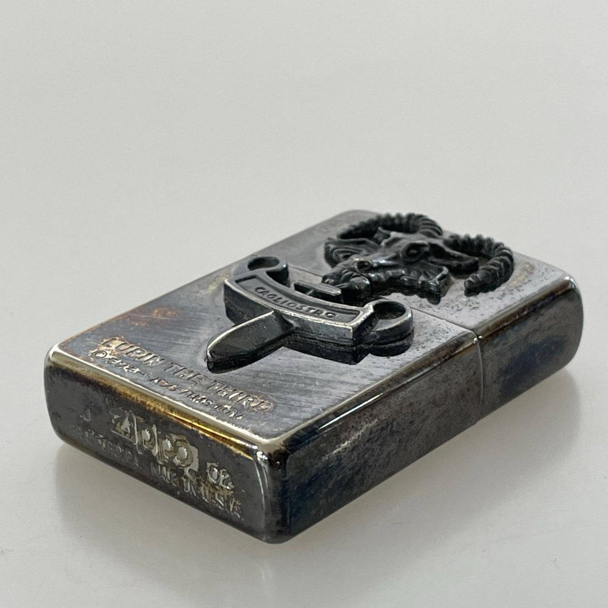 ライター ﾙﾊﾟﾝ３世 ｶﾘｵｽﾄﾛの城 No.5 02年製 シルバー