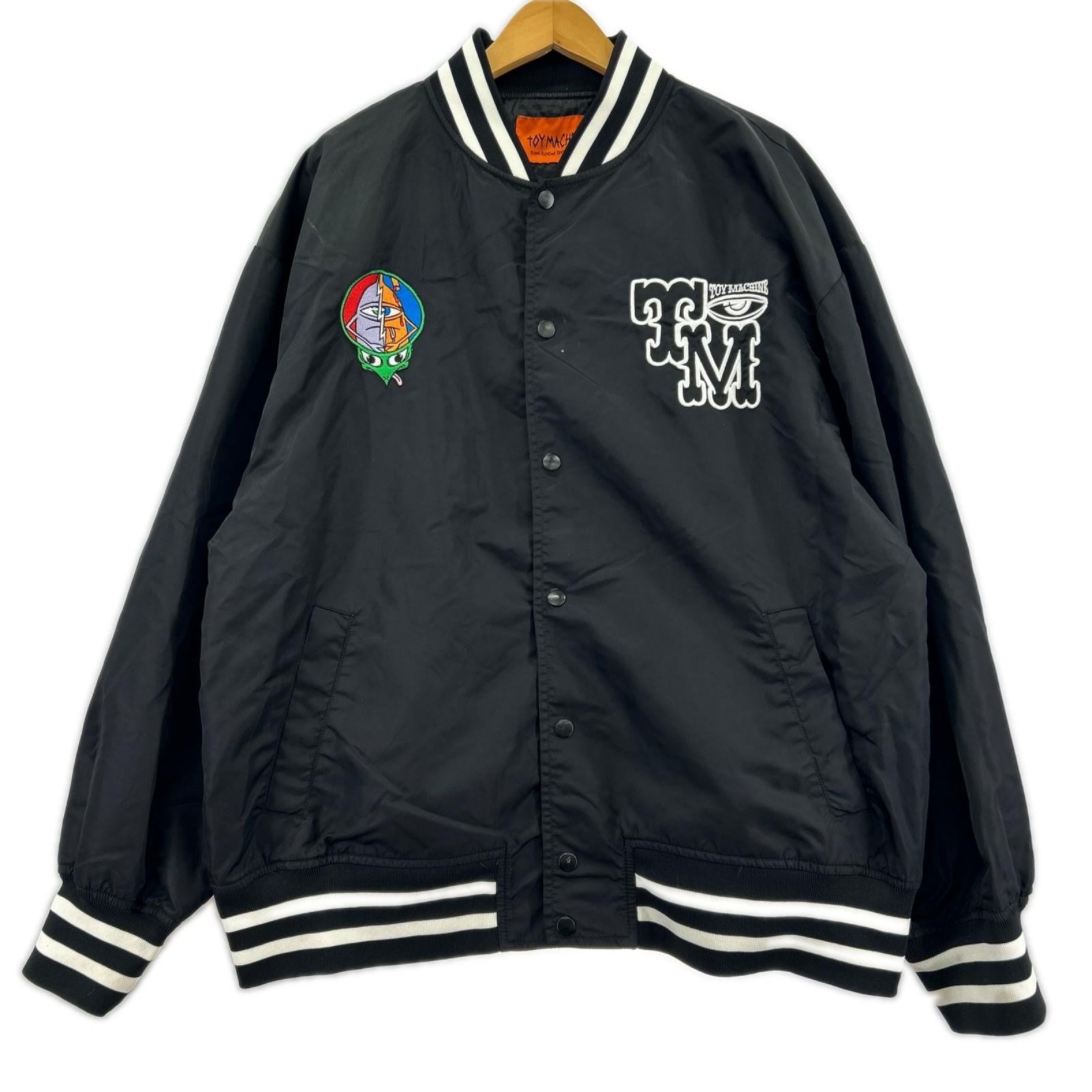 ジャケット ﾙｰｽﾞｼﾙｴｯﾄﾊﾞｯｸﾌﾟﾘﾝﾄｽﾀｼﾞｬﾝ TMPCJK9 黒 (XL) ブラック