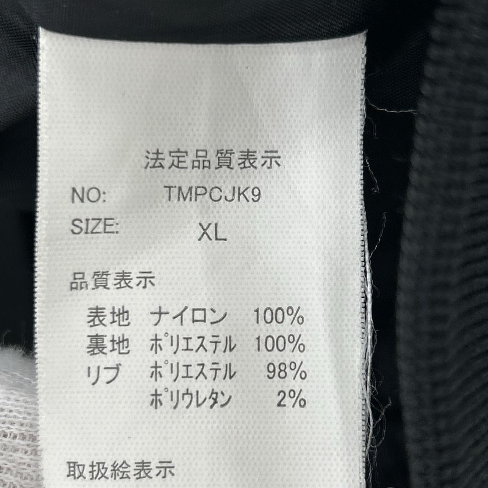 ジャケット ﾙｰｽﾞｼﾙｴｯﾄﾊﾞｯｸﾌﾟﾘﾝﾄｽﾀｼﾞｬﾝ TMPCJK9 黒 (XL) ブラック