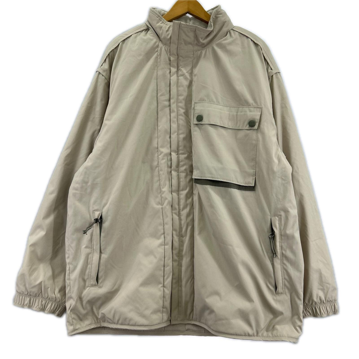 ジャケット ﾌﾗｯﾌﾟﾎﾟｹｯﾄ 中綿ｼﾞｬｹｯﾄ XL BEG ベージュ
