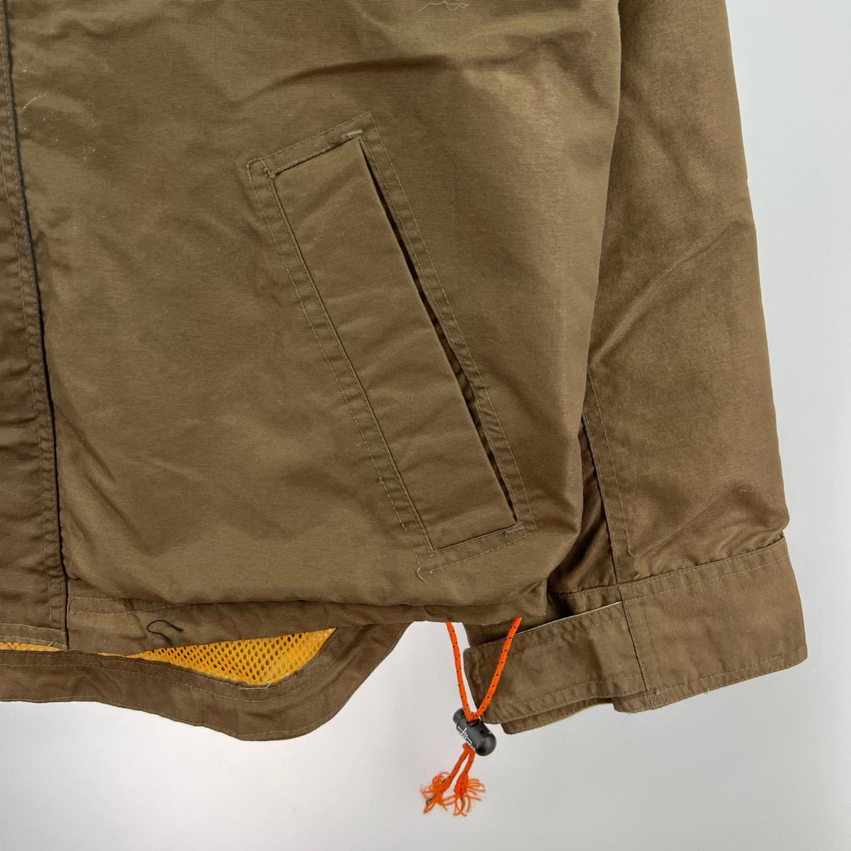 マウンテンパーカー 90s ﾌｨｯｼﾝｸﾞﾅｲﾛﾝｼﾞｬｹｯﾄ M BRW M ブラウン