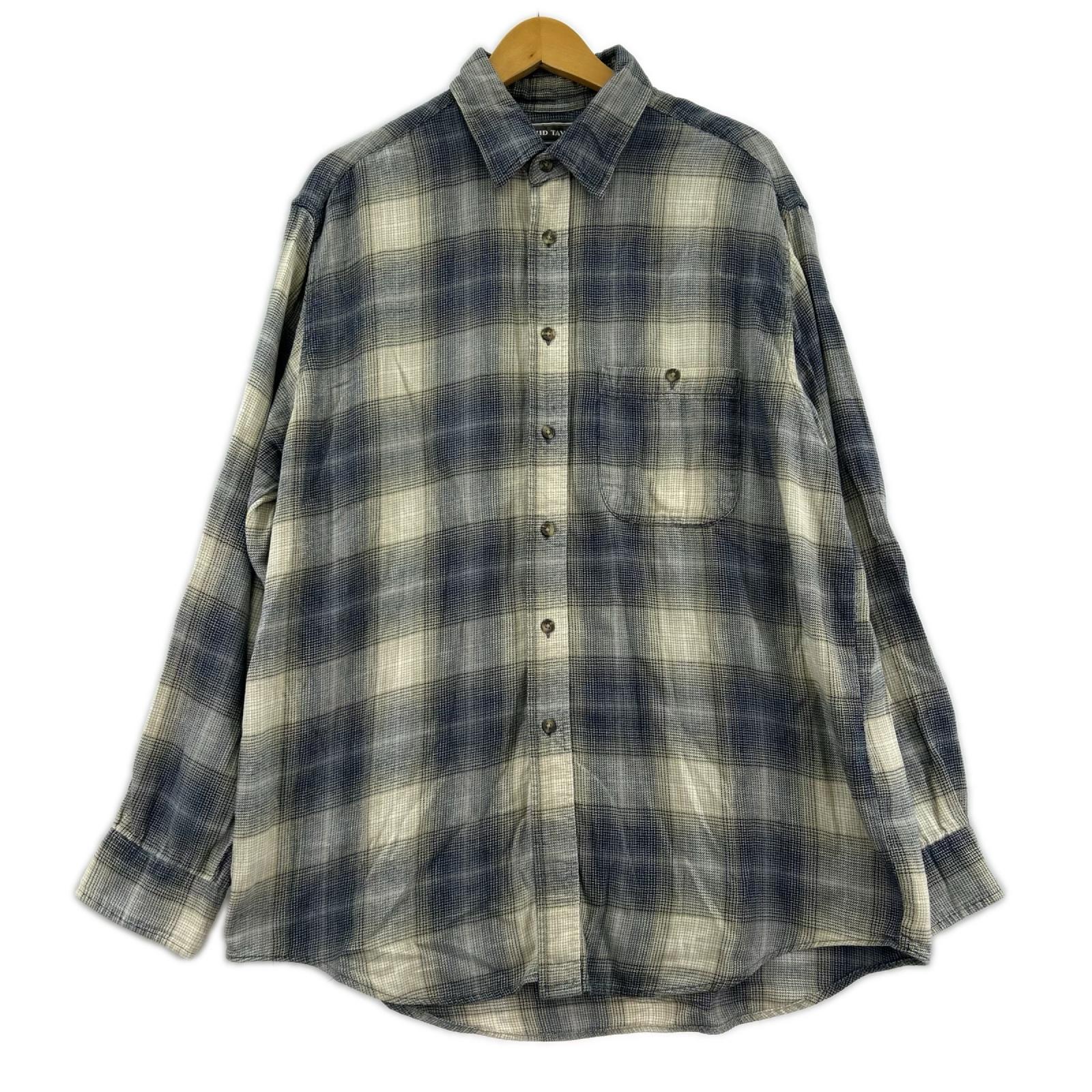 長袖シャツ DAVID TAYLOR ﾁｪｯｸｼｬﾂ L マルチカラー