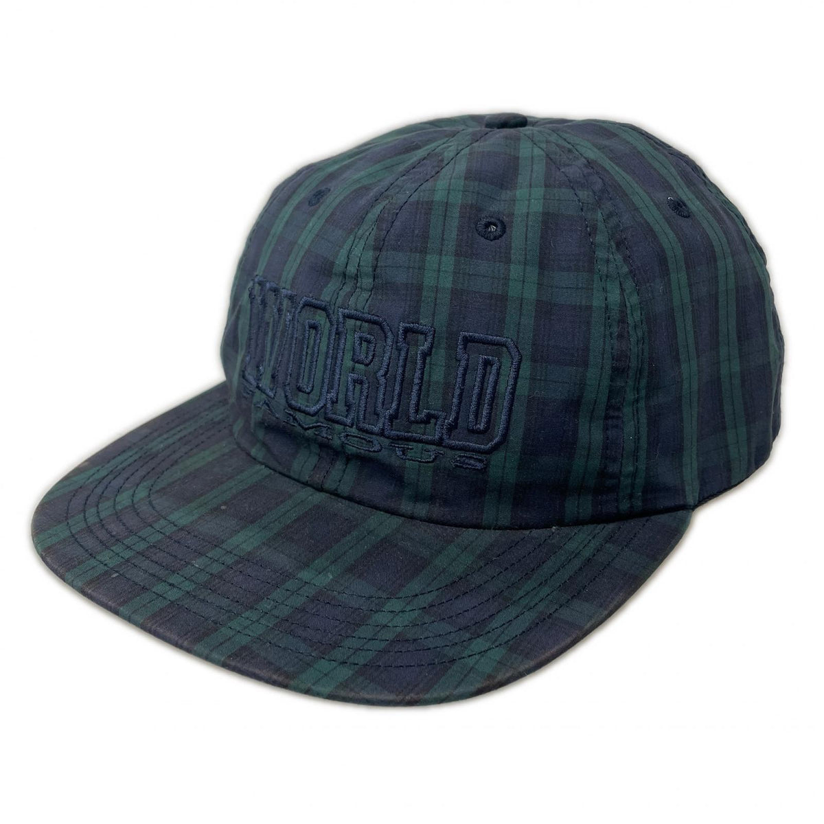 キャップ 16aw world famous plaid 6-panel cap 緑 グリーン