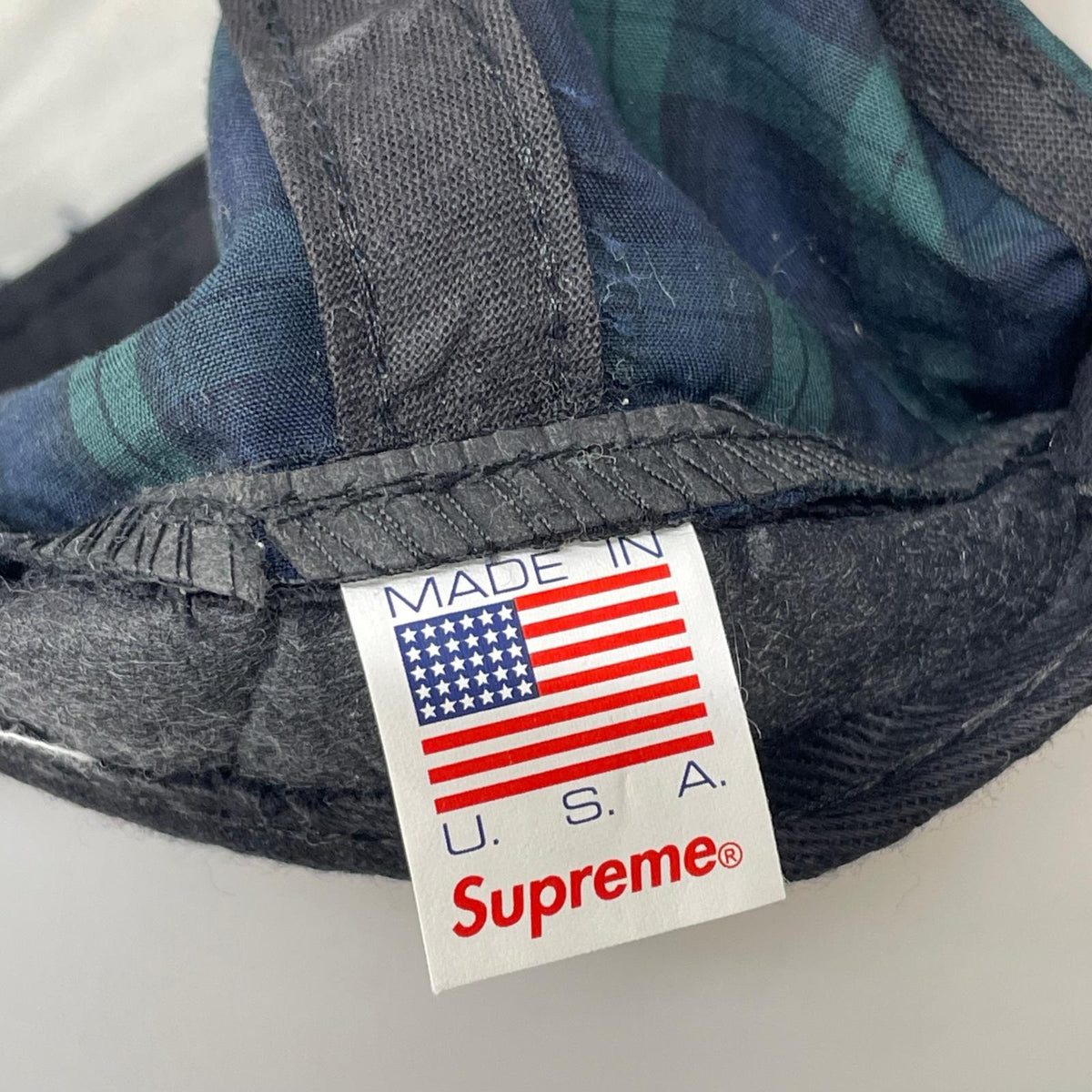 キャップ 16aw world famous plaid 6-panel cap 緑 グリーン