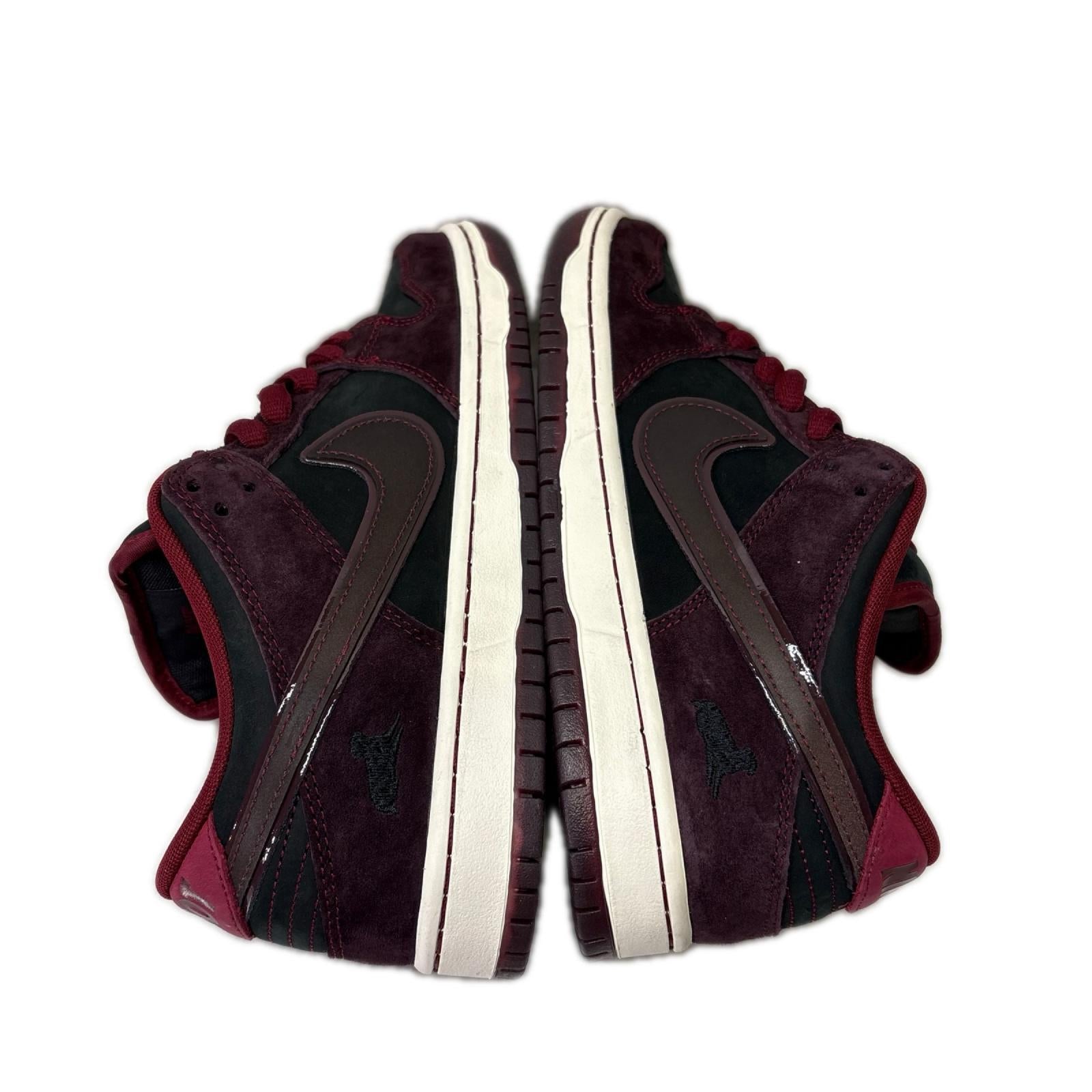 スニーカー Dunk Low Pro QS Mahogany and Team Red 25.5cm (US7 1/2 UK7 EU41) レッド