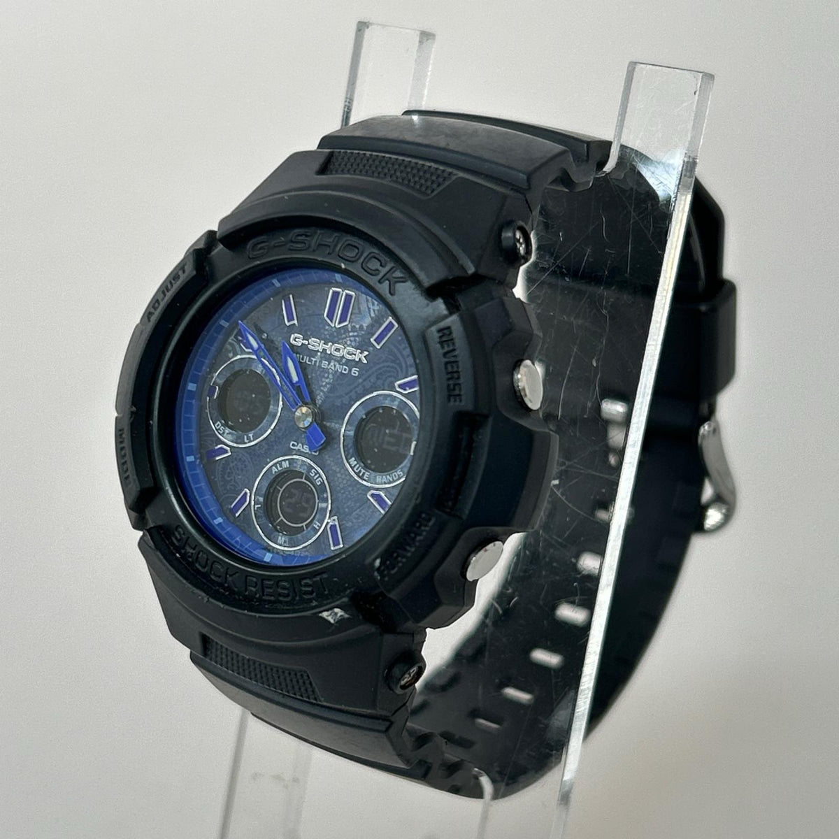 腕時計 BLUE PAISLEY AWG-M100SBP 黒