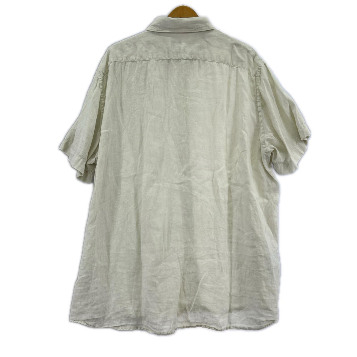 半袖シャツ ﾘﾈﾝｼｬﾂ WHT XXL ホワイト