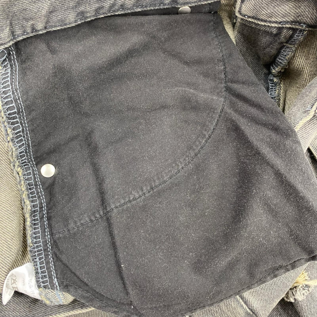 デニムパンツ ﾀﾞﾒｰｼﾞﾃﾞﾆﾑ ﾌﾞﾗｯｸ （1） 1 グレー