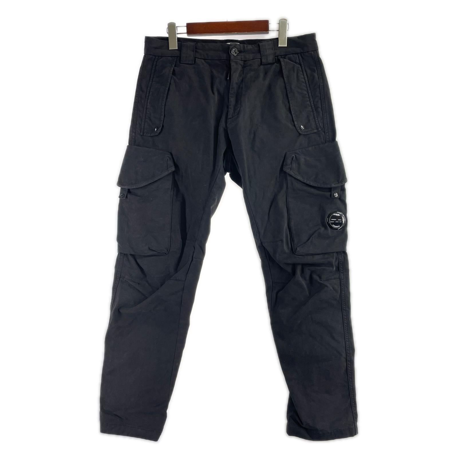 パンツ Stretch Satin Lens Cargo Pants 46 ブラック