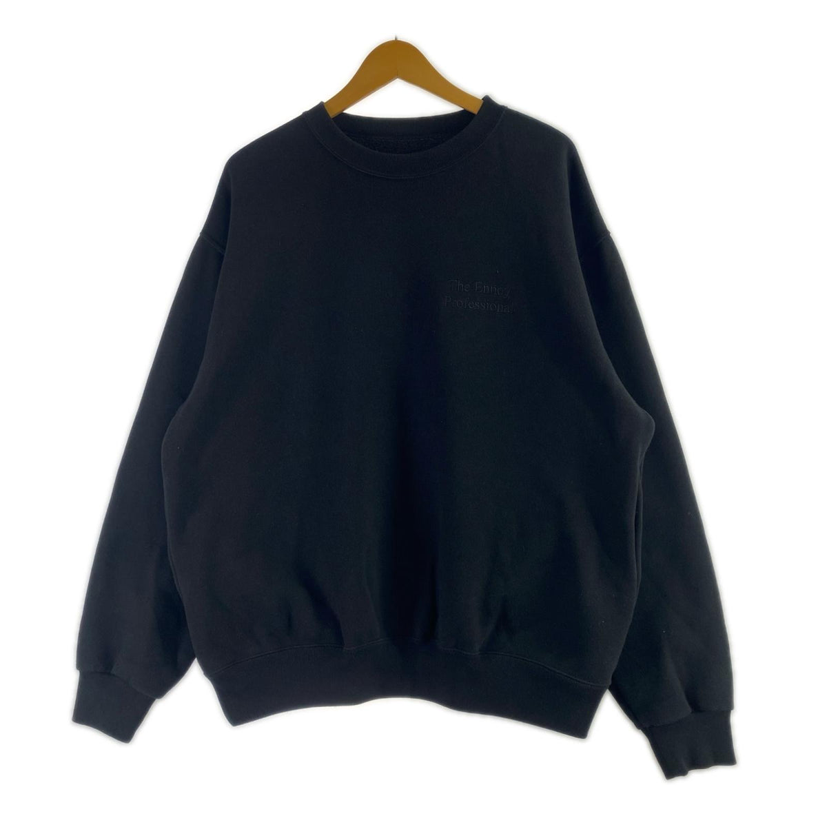 スウェット PROFESSIONAL CREWNECK M ブラック