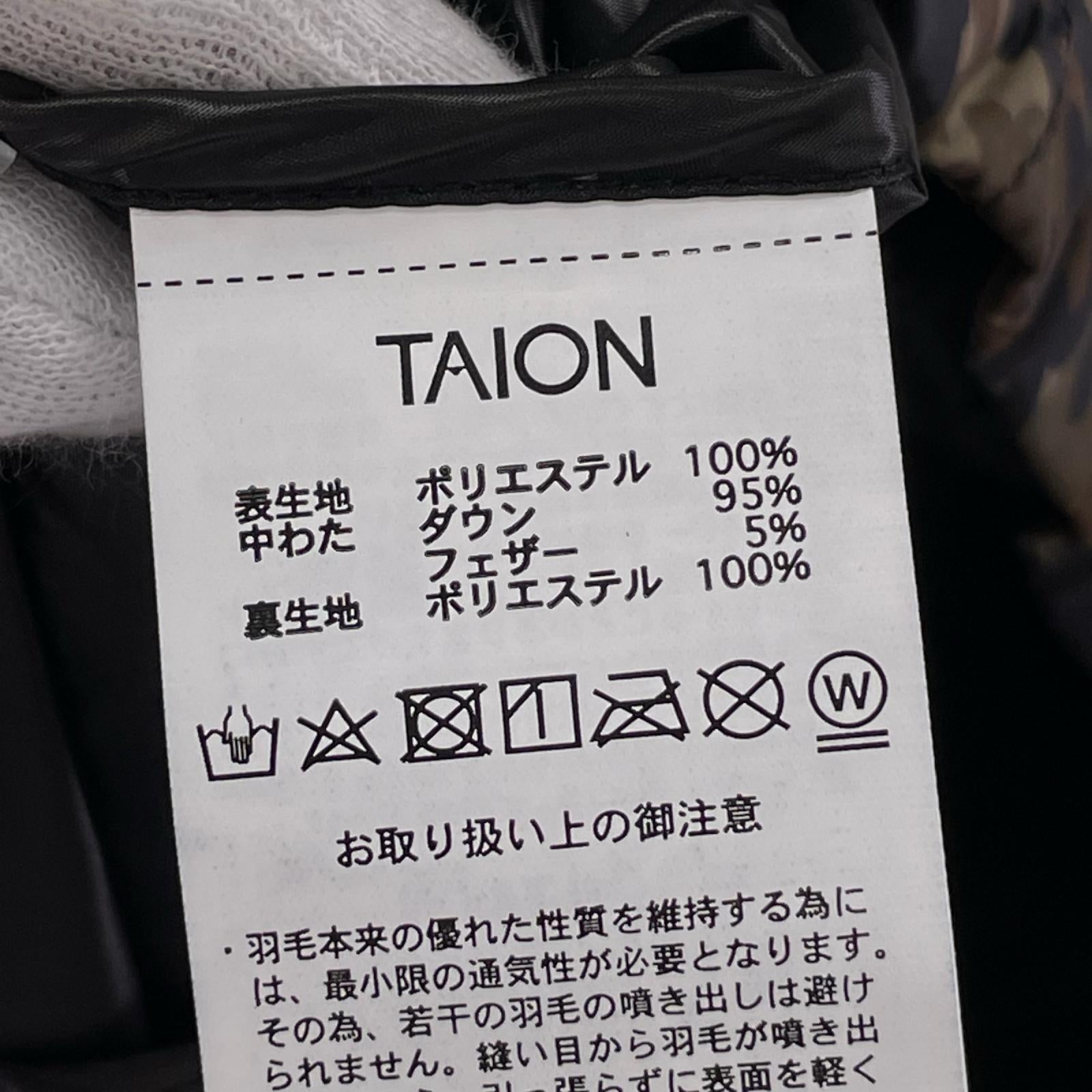 ダウンジャケット TAION-109CHJ ｶﾓ柄（L) L