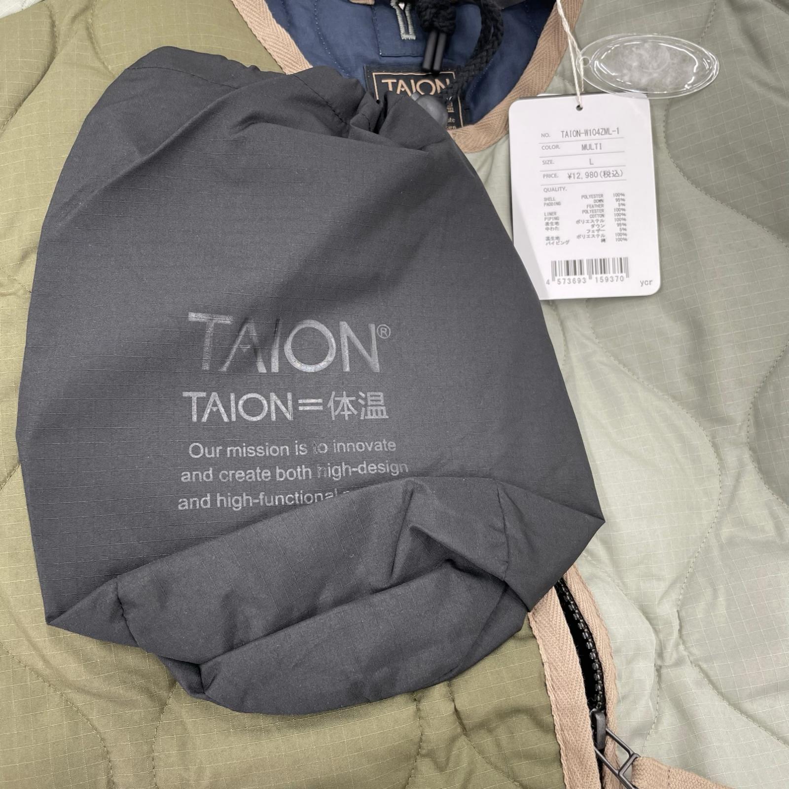 ダウンジャケット TAION-W104ZML-1 ﾏﾙﾁｶﾗｰ（L) L マルチカラー