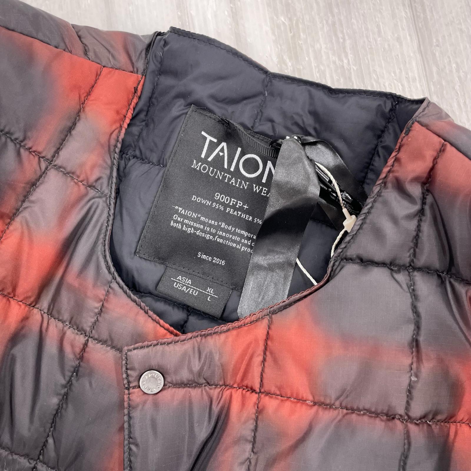 ジャケット TAION TAION‐104SBMT-DX　ﾁｪｯｸ　赤