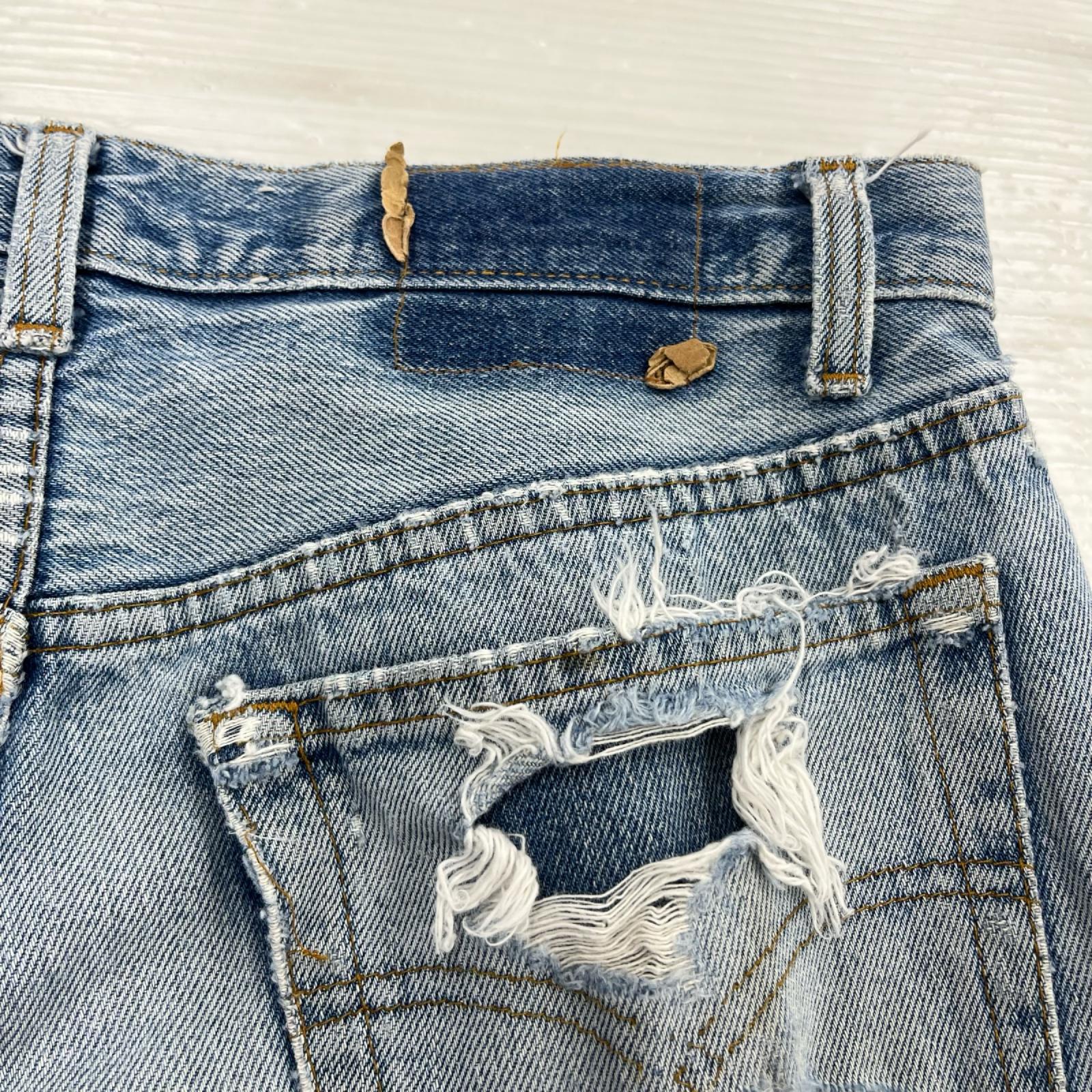 デニムパンツ USA製 501 W33L34 33 ブルー