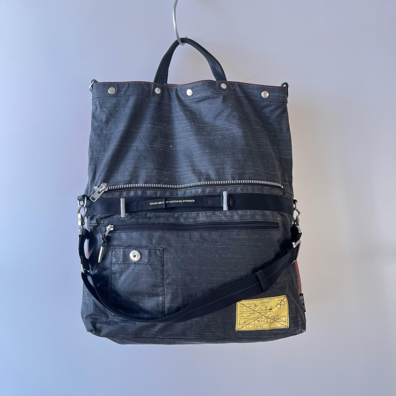 ショルダーバッグ TOUGH jeans smith ﾊﾞｯｸﾞ ブラック