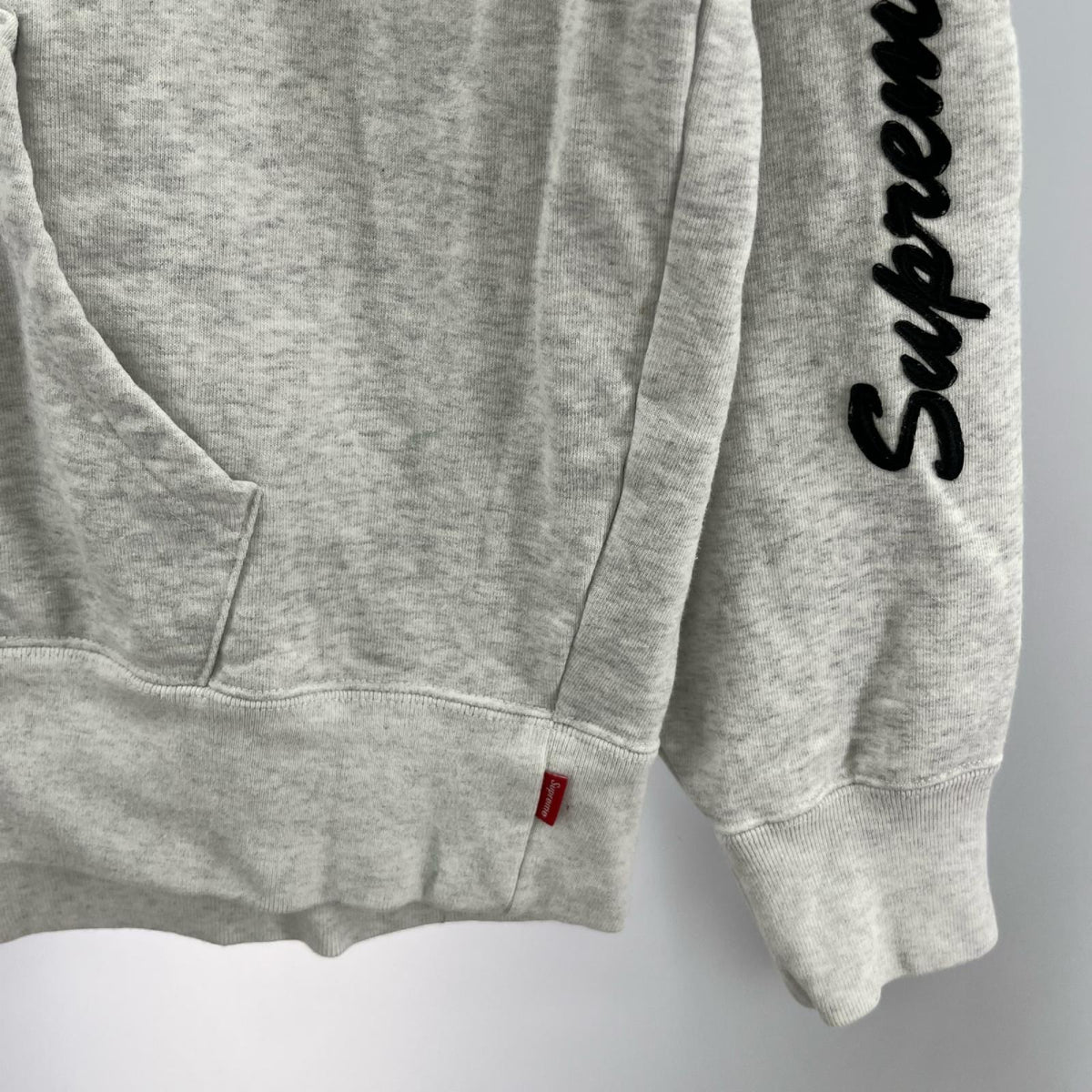パーカー 21AW MULTI LOGO HOODED S グレー
