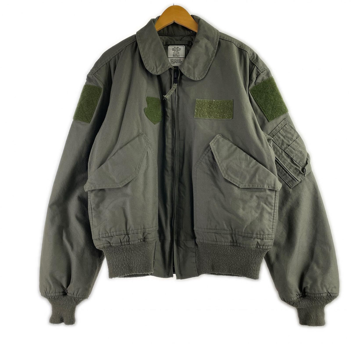 ジャケット U.S.ARMY 14年製 CWU-45/P ﾌﾗｲﾄｼﾞｬｹｯﾄ 緑 L カーキ