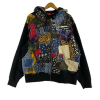 パーカー Supreme Patchwork Zip Up Hooded L L