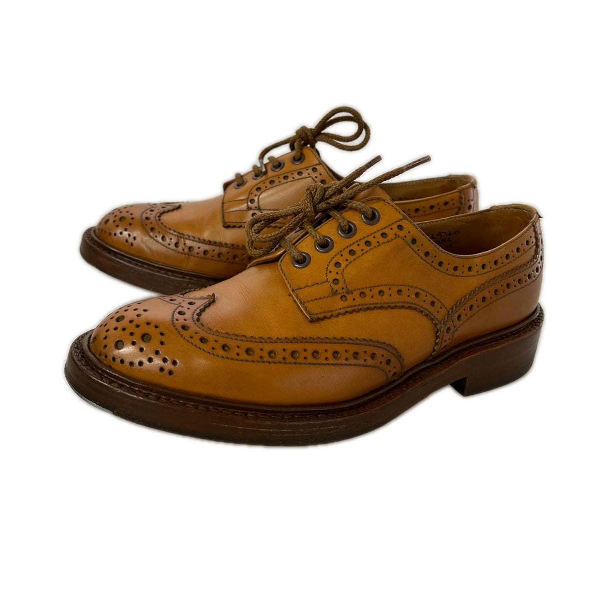 シューズ Keswick ﾚｻﾞｰ ｳｨﾝｸﾞﾁｯﾌﾟ 茶 Vibram M7292 ブラウン