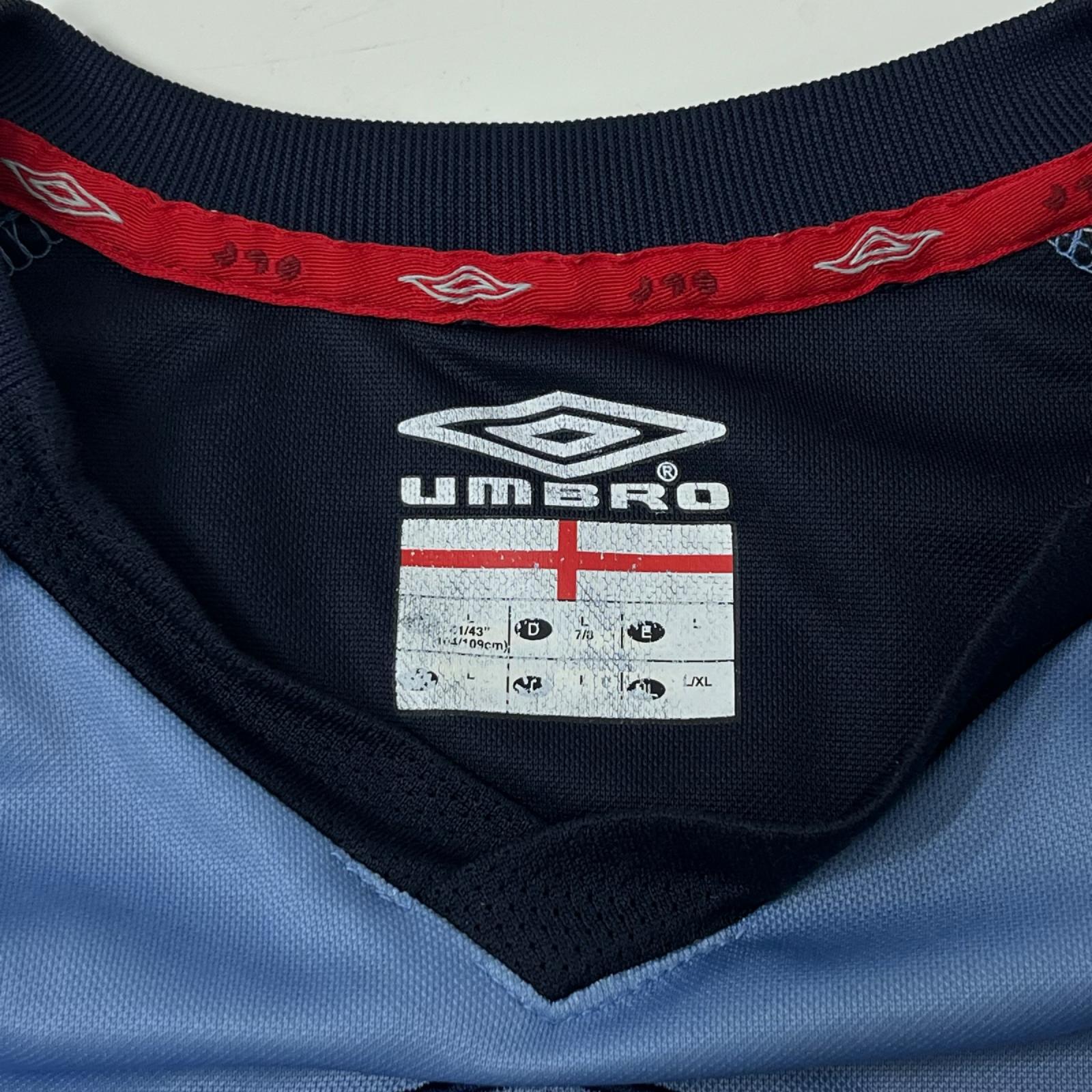 半袖Ｔシャツ umbro 00s イングランド代表 トレーニングウェア L ネイビーブルー L