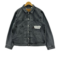デニムジャケット Levi's EDIFICE別注 2ndTYPE ﾃﾞﾆﾑｼﾞｬｹｯﾄ L ｸﾞﾚｰ L ブラック