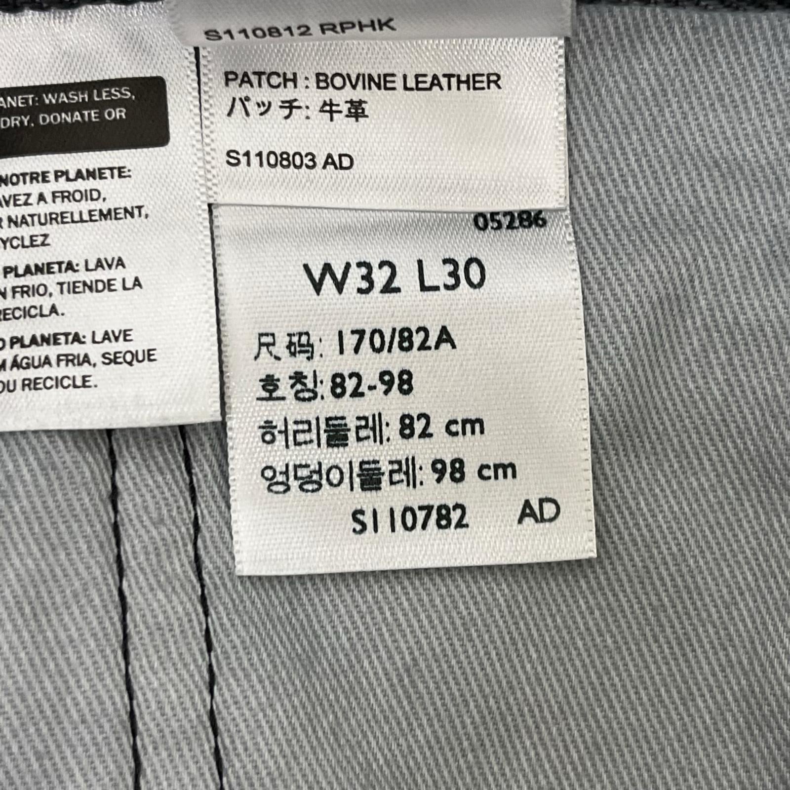デニムパンツ Levi's premium BAGGY WIDE バギーブラックデニム W32L30